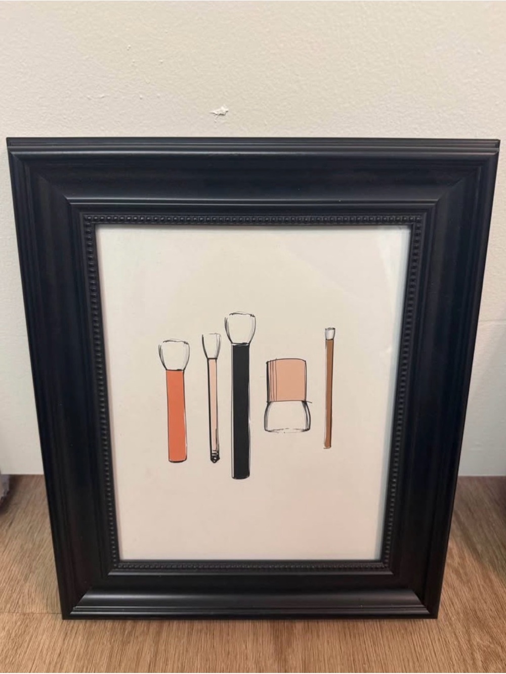 Rifle Paper Co Makeup Brush Framed Art Print